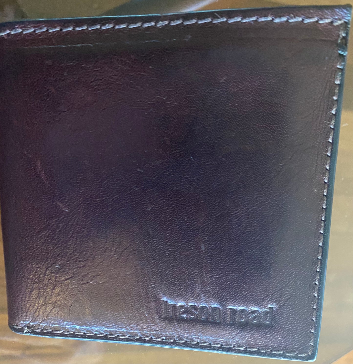 Kangaroo & Bovine Leather Bi-Fold Wallet